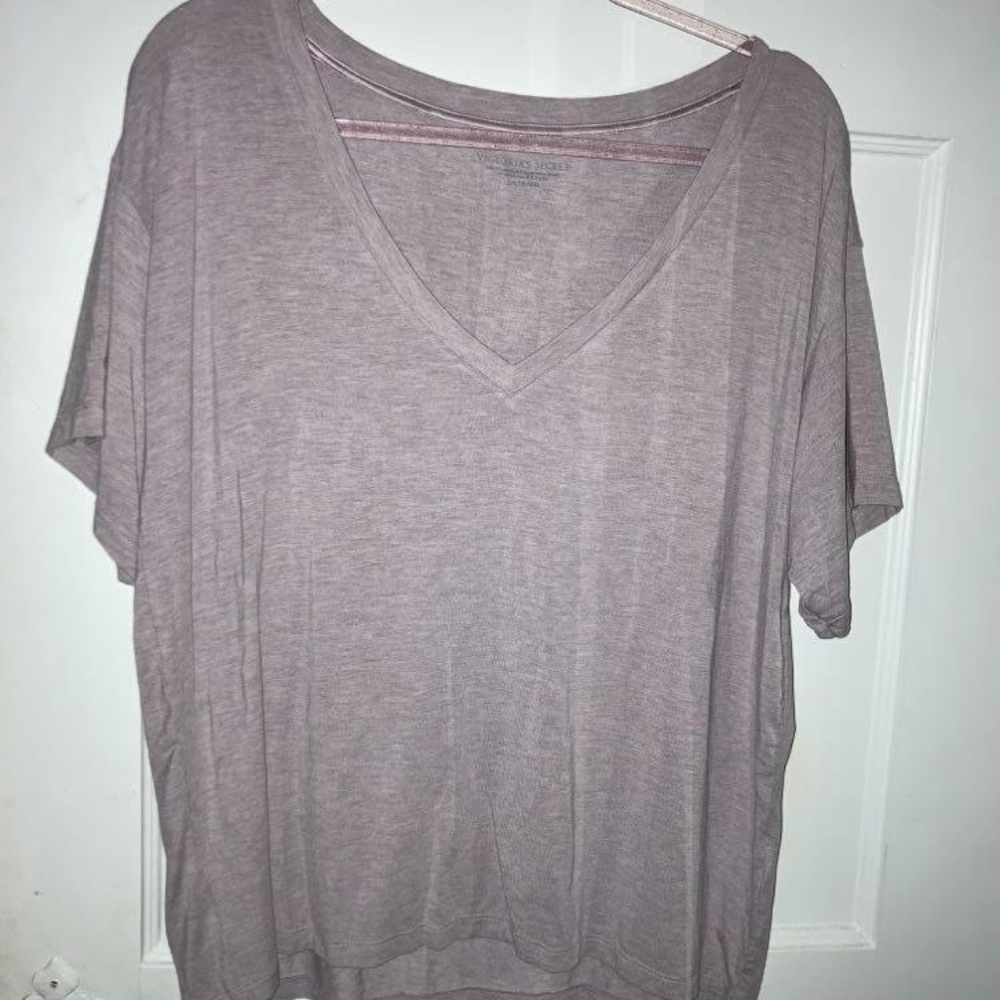 Victoria's secret super soft check tshirt